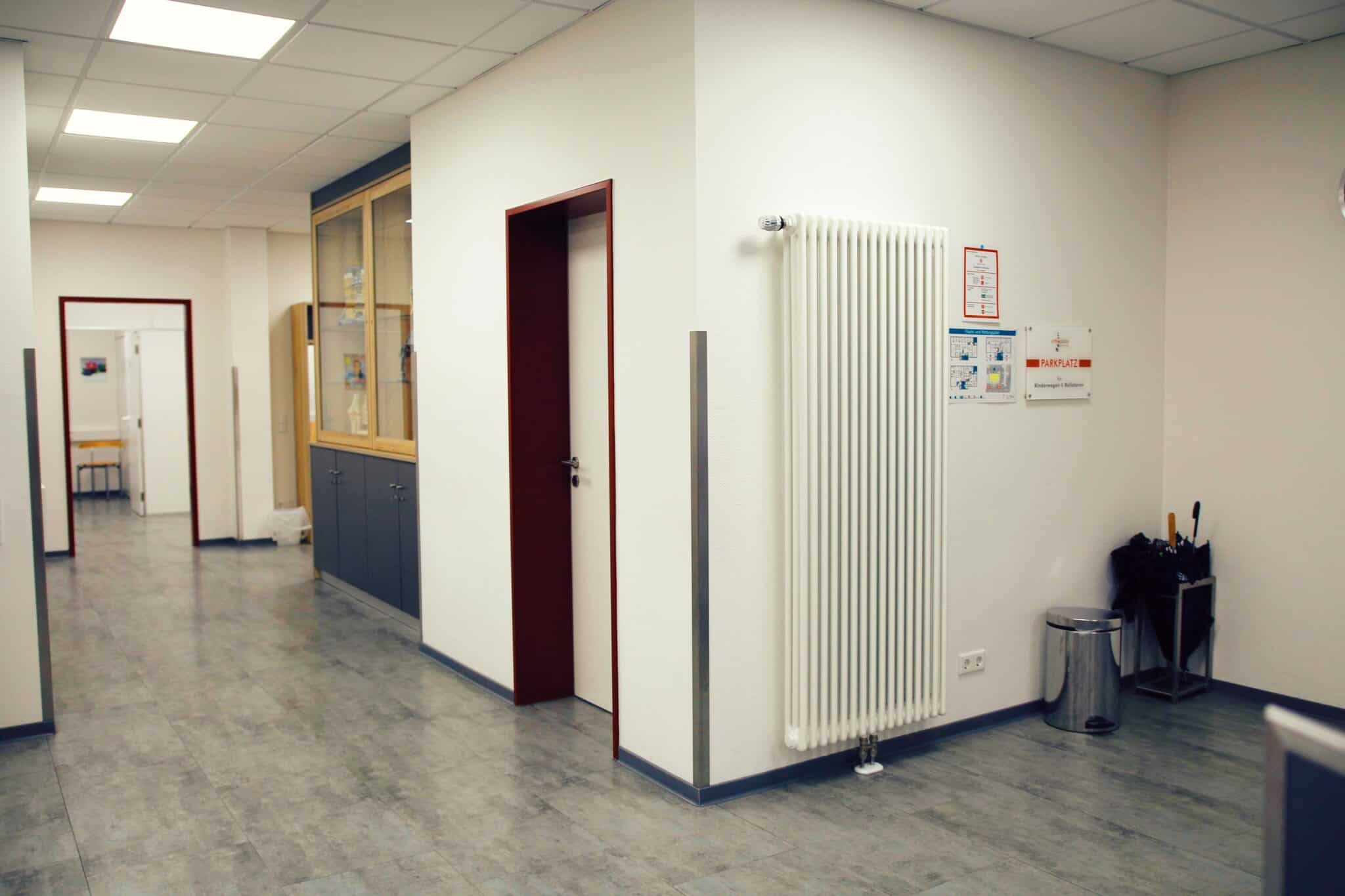 Innenansicht einer orthopädischen Praxis in Dorsten.