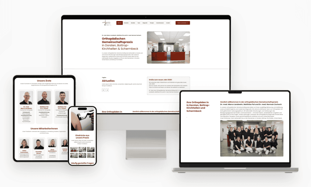 Orthopädie in Dorsten, Schermbeck und Bottrop.