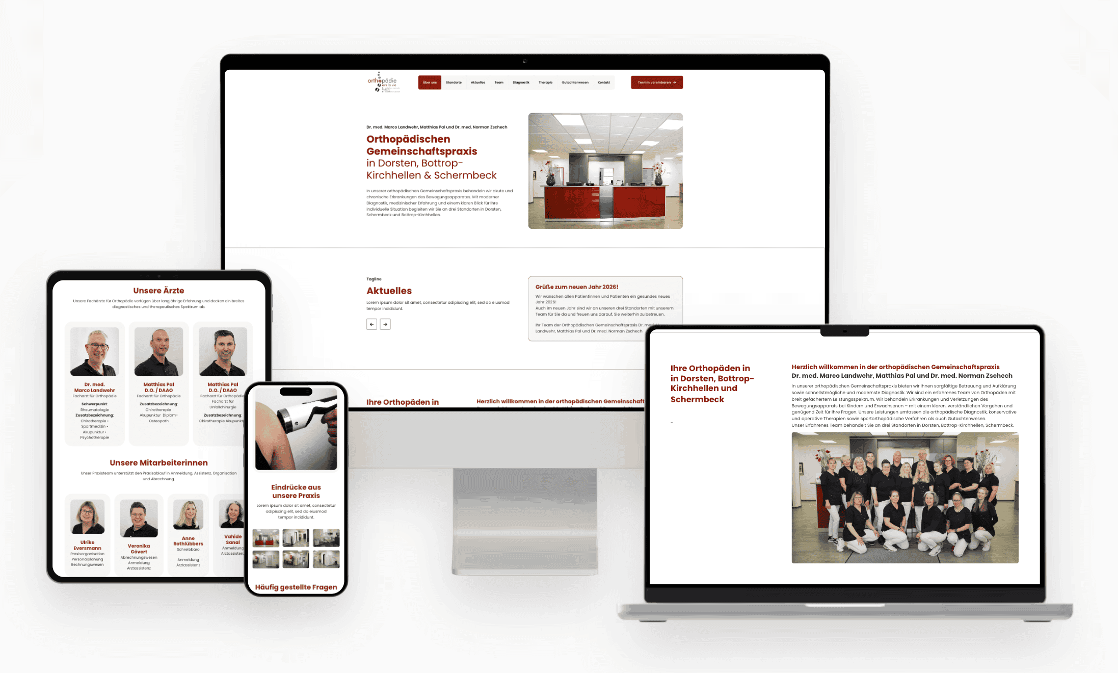 Orthopädie in Dorsten, Schermbeck und Bottrop.